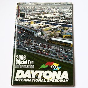 NASCAR 2006 Official Fan Guide Booklet Brochure Daytona International Speedway